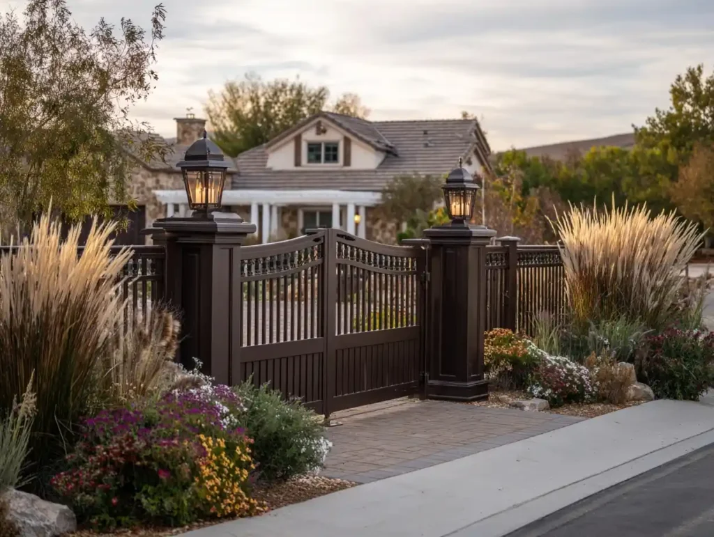 decorative ranch and farm fence