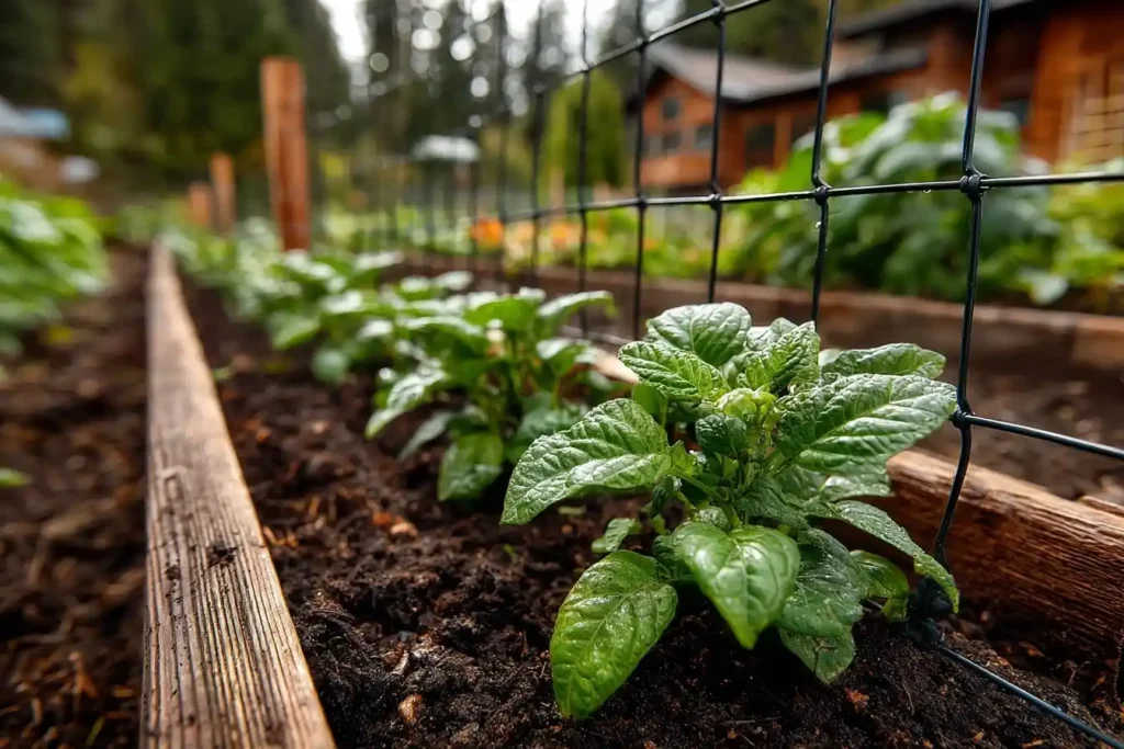 mesh garden fencing in raleigh